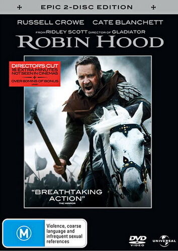 Robin Hood / Gladiator - Russell Crowe - Action, Historical - 2 NEW DVD - Picture 1 of 4