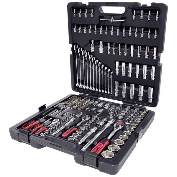 Ks Tools 1/4 +3/8 +1/2 216 Chromeplus Steckschl.-Satz 918.0216 (4042146693520)-image