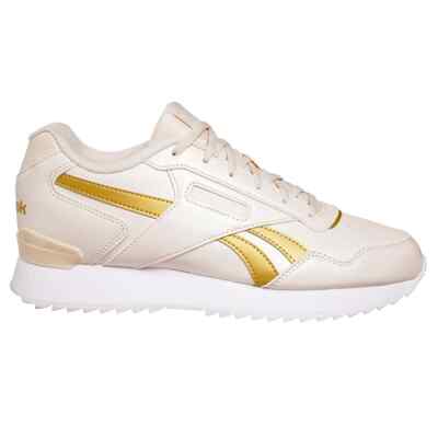 Reebok Glide Ripple Clip Damen Rosa Sneaker Kunstleder Sportschuhe (100201484)