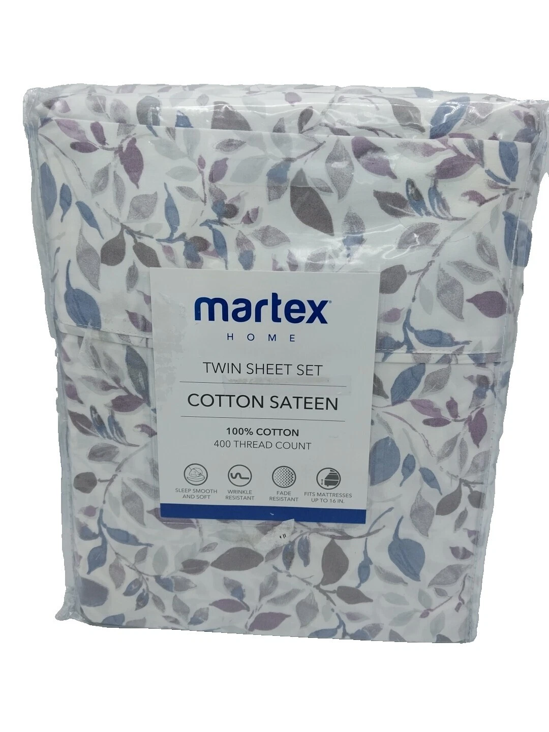 Martex Cotton Sateen Bed Sheets