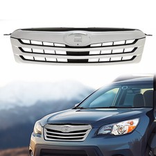 For Subaru Outback 2010 2011 2012 91121aj04b Chrome Front Upper Grille Assembly For Subaru Outback 2010 2011 2012 91121aj04b Chrome Front Upper Grille Assembly