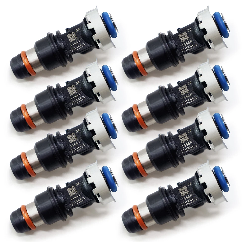 8x Genuine Fuel Injectors OEM 17113553 For 99-07 Chevy Silverado GMC Cadillac Foto 2 de 4