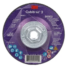 3M Cubitron 3 Grinding Wheel 90002 4-1/2 x 1/4 x 5/8-11 T27 36+ New