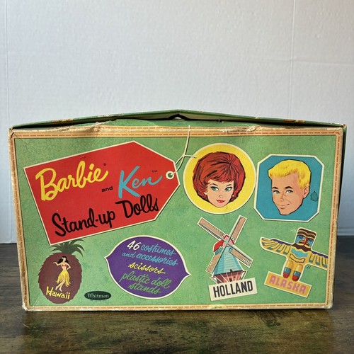 Vintage 1962 Mattel Barbie and Ken Paper Stand Up Dolls - Incomplete - As Is - Picture 6 of 15