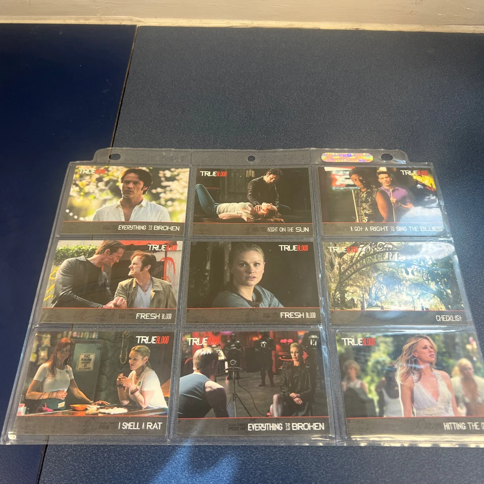 Lote de 66 cartas colecionáveis True Blood HBO Merch Sookie Stackhouse Bill Vampires - Imagem 4 de 4