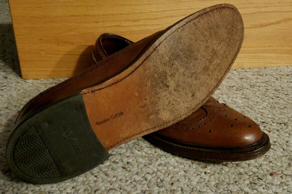 Hanover LB Sheppard Calfskin Long Wing Blucher 2312 Brown 12 A