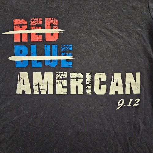 Nine 12 United American Black Short Sleeve Cotton Blend T-Shirt Women's S - Picture 3 of 11
