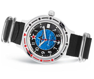 VOSTOK KOMANDIRSKIE AUTOMATIK RUSSISCHE ARMBANDUHR  U-BOOT 2416-921163
