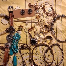 Michael Kors Mixed Jewelry Lot Bracelets Earrings Necklaces Rings 10+ Multicolor