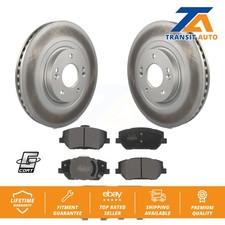 Coat Disc Brake Rotor Semi-Metallic Pad Front Kit For 2019-2020 Hyundai Santa Fe