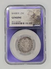 New Listing1909 Barber Quarter 25c NGC GENUINE