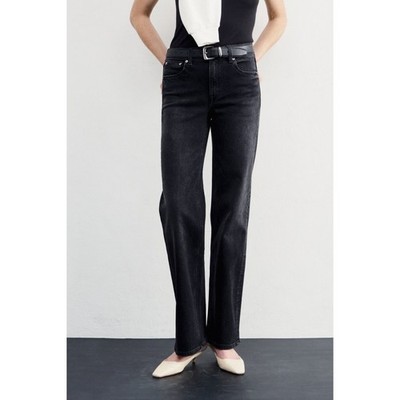 AYR The Secret Sauce Size 25 Date Night Black Wide Leg High Rise Jeans