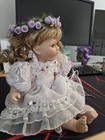 Sitting Porcelain Doll 16 In — photo 3