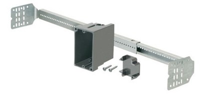 1PC Arlington SL1B24 Adjustable Sliderbar Box Kit, 1-Gang, Steel/Non-Metall