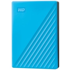 WD My Passport WDBPKJ0040BBL-WESN 4 TB Portable Hard Drive External Blue