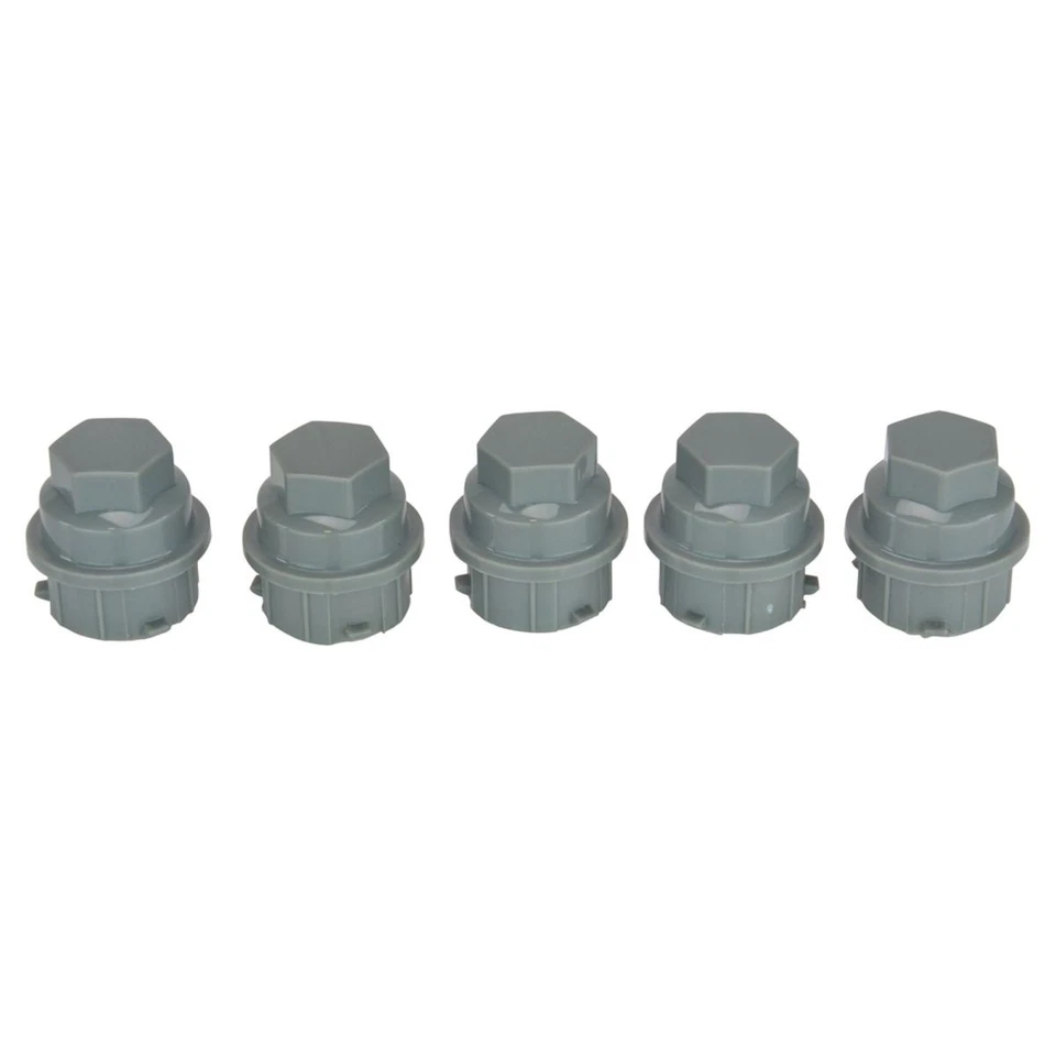 Juego de 5 tapas de tuerca gris Dorman M24-2,0 x 3 mm para Buick Chevy Pontiac Saturn Foto 2 de 4