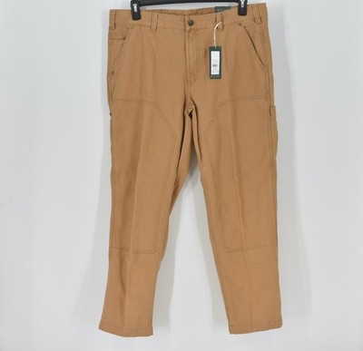 Men's Alpine Design Utility Pants In Brown Khaki Size 32x30