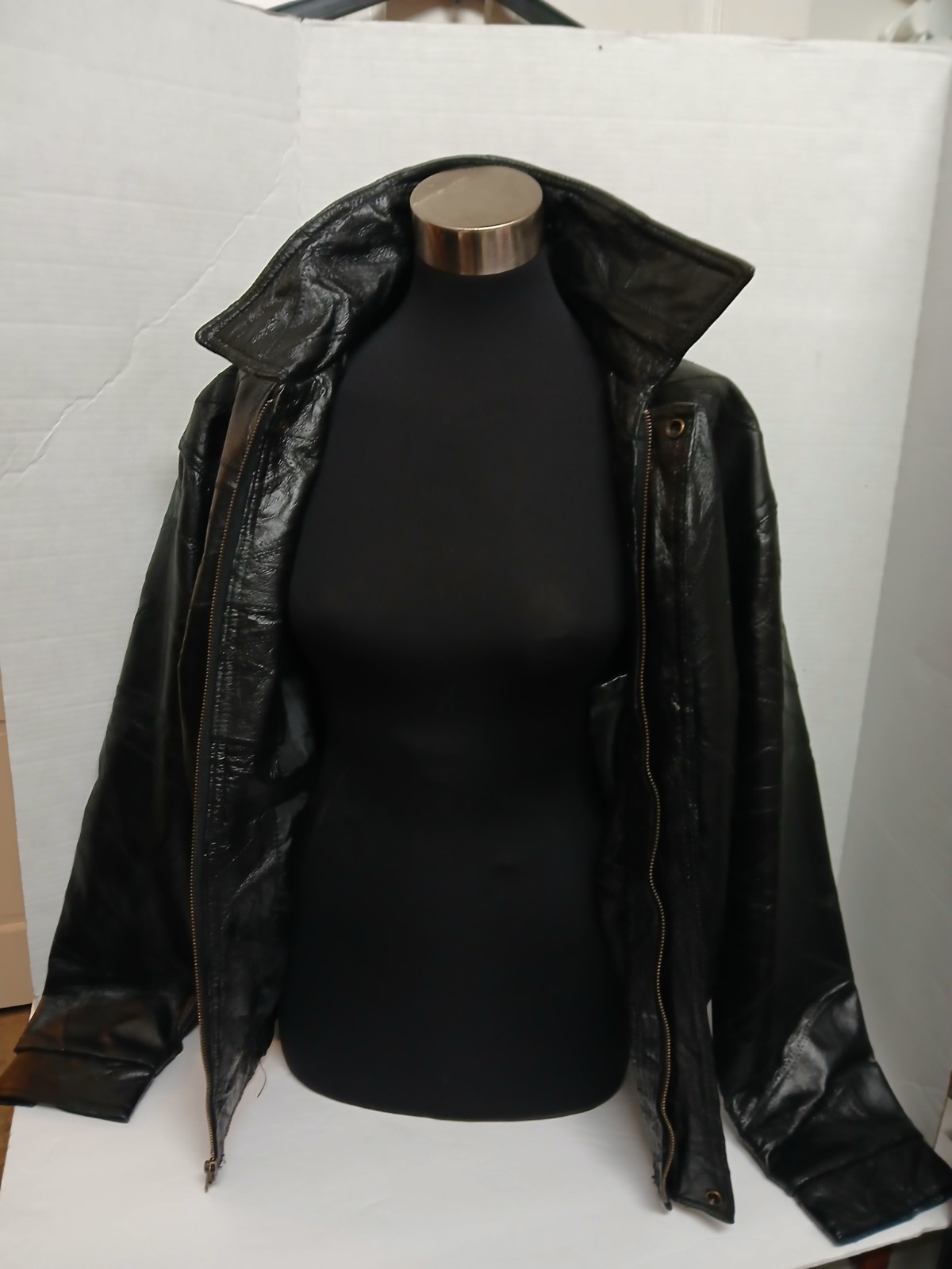 Cellini Leather Collection Patchwork Long Sleeve … - image 9