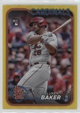 2024 Topps Series 1 Yellow Foil Luken Baker #207 e0q