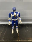 Vintage 1993 Mighty Morphin Power Rangers Blue Ranger Head Flip Figure Bandai