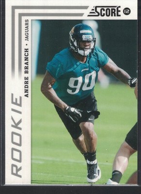 2012 Score - Rookie Andre Branch #303 (RC) Jaguars