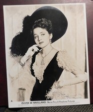 Olivia DeHavilland autographed 8x10 photo with COA of this legendary actress