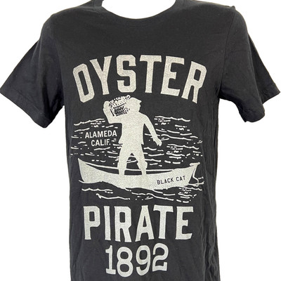 Oyster Pirate Alameda CA Mens T-Shirt size Small Jack London Honour Brand w/Tag