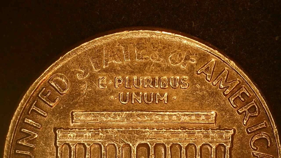 1970 D Penny Multiple Errors Large Cud/Off Center Strike/Die Crack/Die Clash - Image 2 of 4