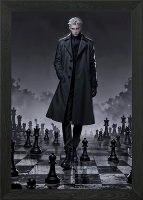 The Chess Master's Gambit Framed Wall Art Poster Canvas Print Picture