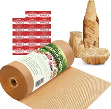 Honeycomb Packing Paper x Honeycomb Cushioning Wrap Roll for Moving