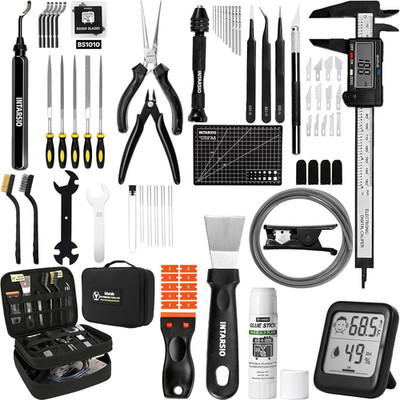 76Pcs 3D Printer Tools Kit with Bag, 3D Printer Accessories Includes Digital Cal