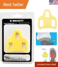 8-Piece LOOK Cleat Wedge Kit – Alleviate Knee Pain & Boost Cycling Performance