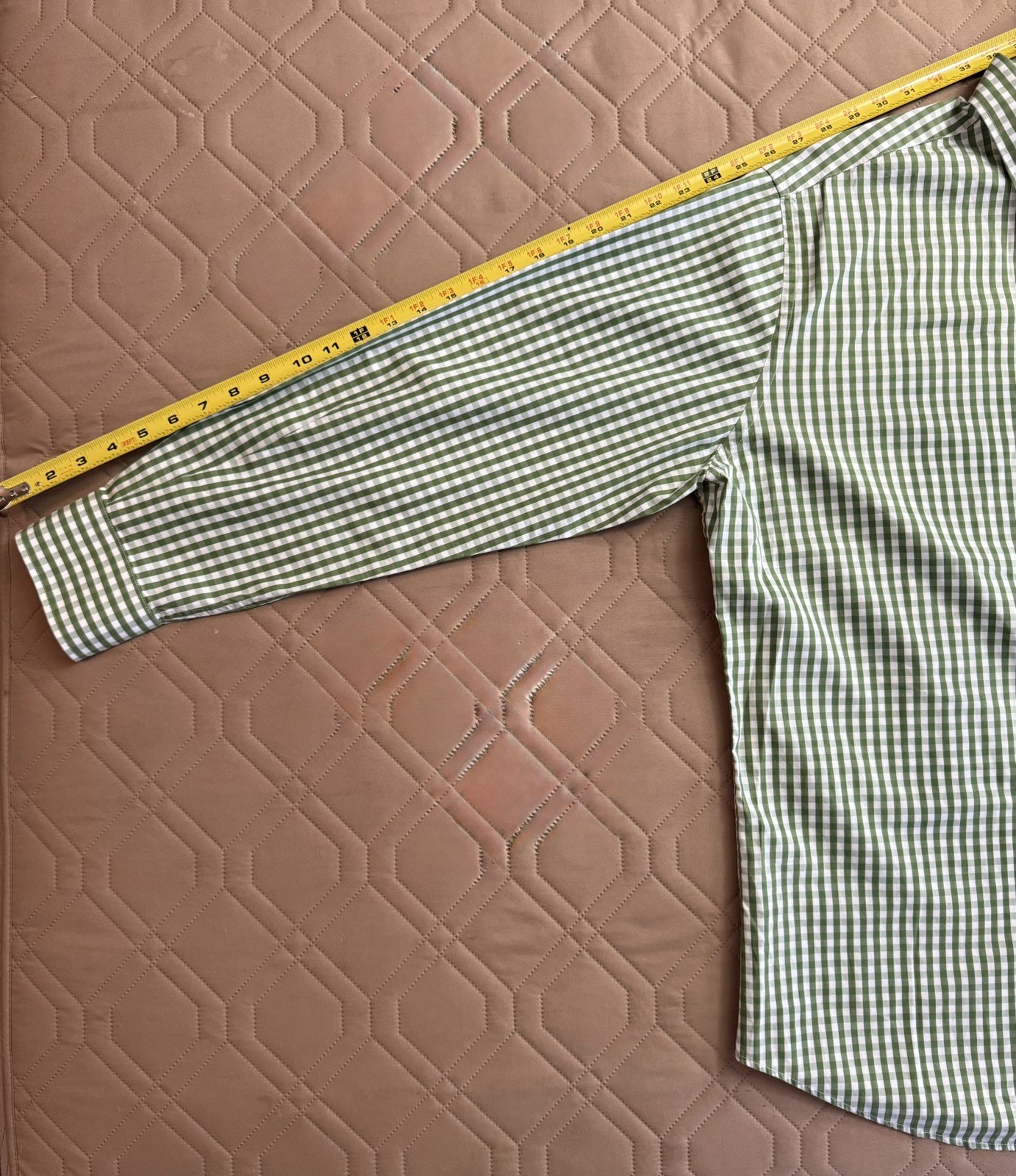 Peter Millar Gingham Plaid Button Down Shirt Week… - image 5