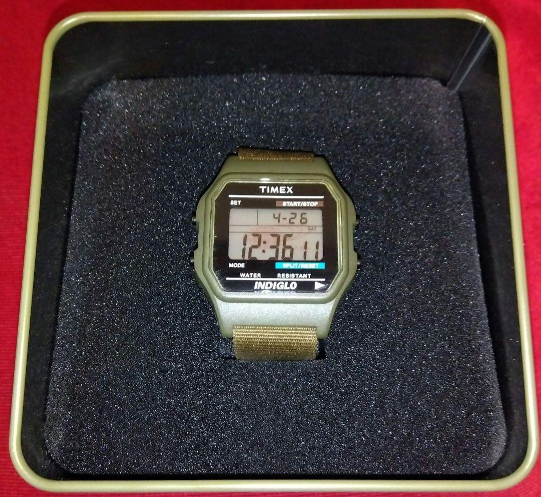 Timex Beams Military Digital Watch Used, Classic Digital