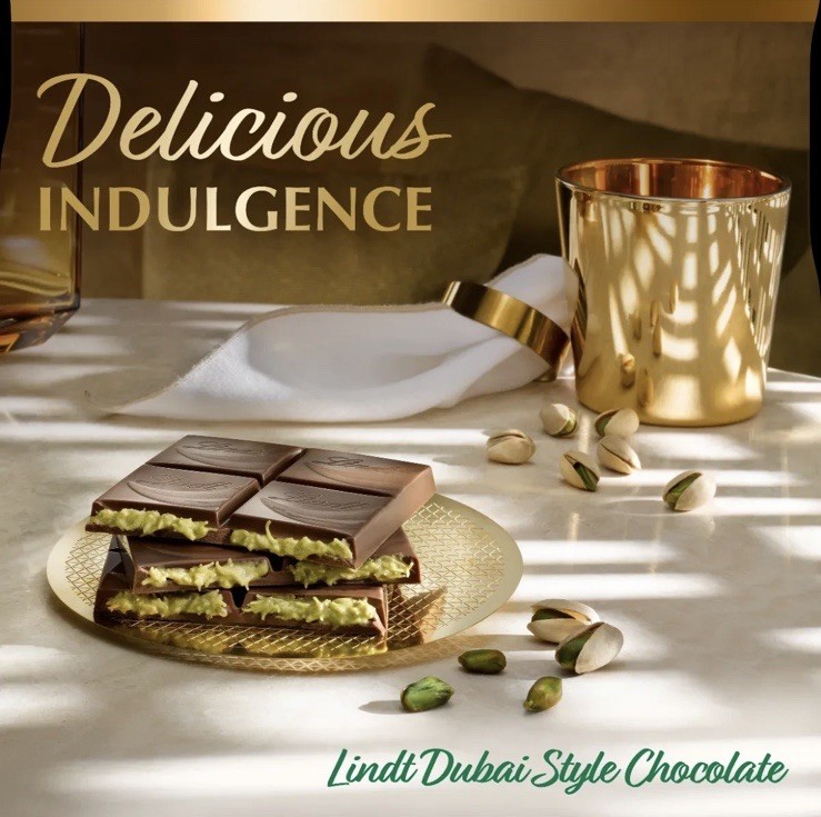 Lindt Dubai Style Chocolate Bar | 150 g / 5.3 oz | Pistachio