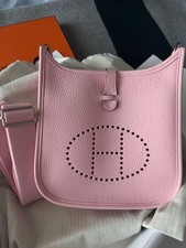 HERMÈS Evelyne 23 Ebene Handtasche Schultert...