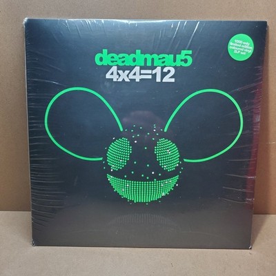 Deadmau5 4x4=12 Vinyl Limited Edition 1/1000 Red/Green Vinyl #713/1000 Sealed