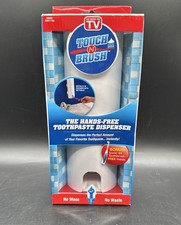 Touch N Brush The Hands Free Toothpaste Dispenser Model W/ Free Toothbrush