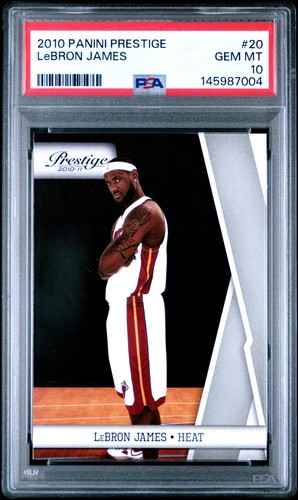 LeBron James #20 2010 Panini Prestige card
