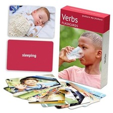 Verbs Volume 1 Flash Card Set Speech Therapy Tool for Vocabulary,