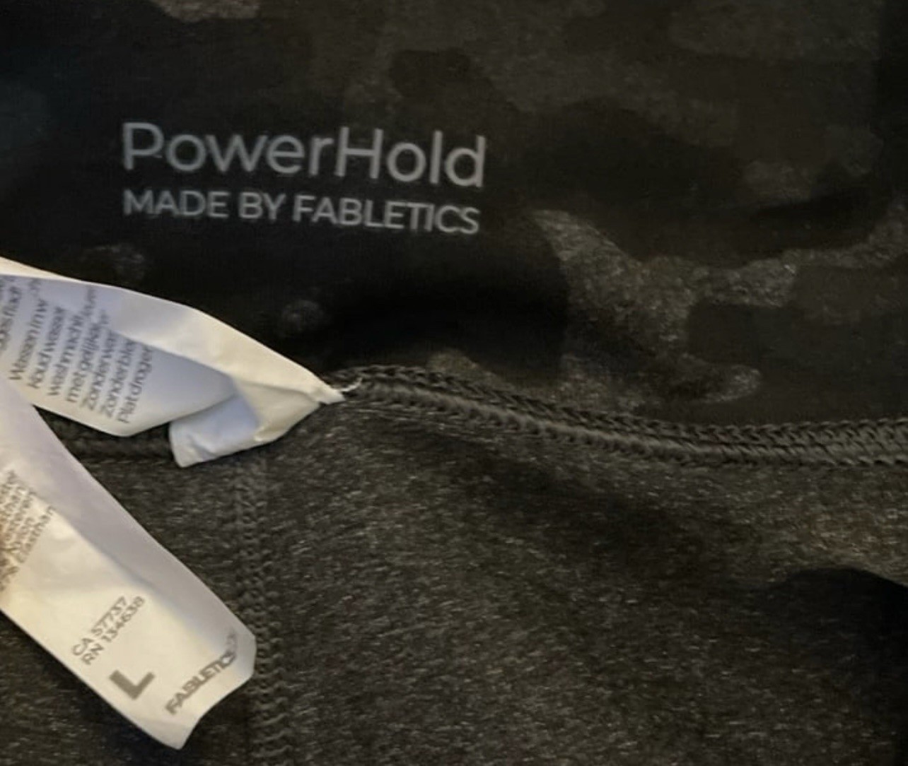 Fabletics Powerhold Define High-Waisted Camo Bike… - image 3