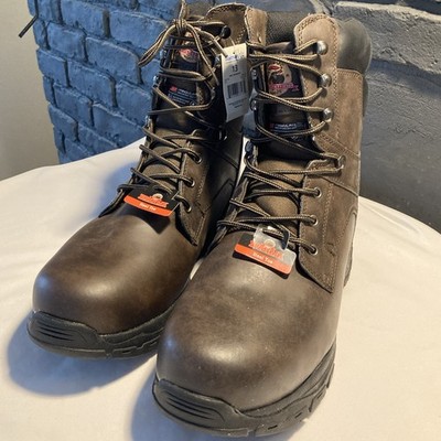 Brahma Men's Challenger Steel Toe 8'' Work Boot, Brown Size 13