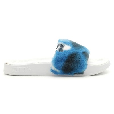 PUMA Leadcat 2.0 Ylm Fluff Tie Dye Slide  Womens Size 6 M Casual Sandals 3853620