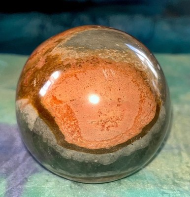    POLYCHROMER JASPIS Kristall große Kugel Mineralien Kristalle 280g