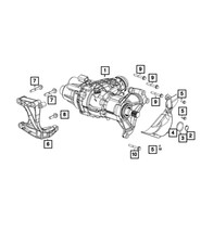Genuine Mopar Hex Flange Head Bolt 6511598AA
