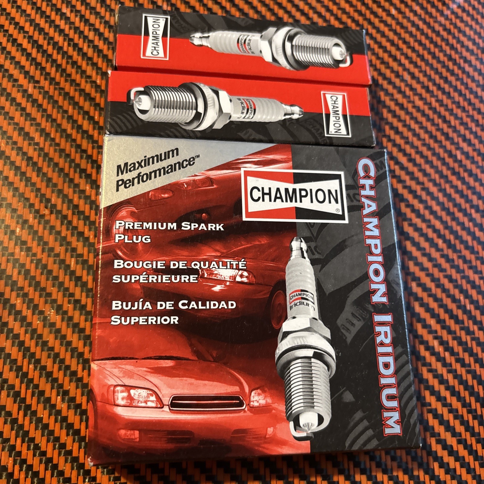 CHAMPION IRIDIUM Premium Iridium Spark Plugs 9407 Set of 6 New