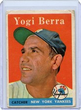 1958 Topps Yogi Berra New York Yankees #370 ⭐️💥🎯 VG