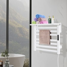 110V Electric Heated Towel Rack Towel Warmer Rack for Bathroom Towel Warmer Rack