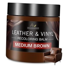 Leather Recoloring Balm and Scratch Repair leather recoloring balm Medium Brown