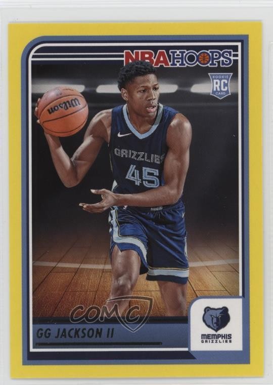 2023-24 Panini NBA Hoops Rookies Yellow GG Jackson II #275 Rookie RC 0u2l